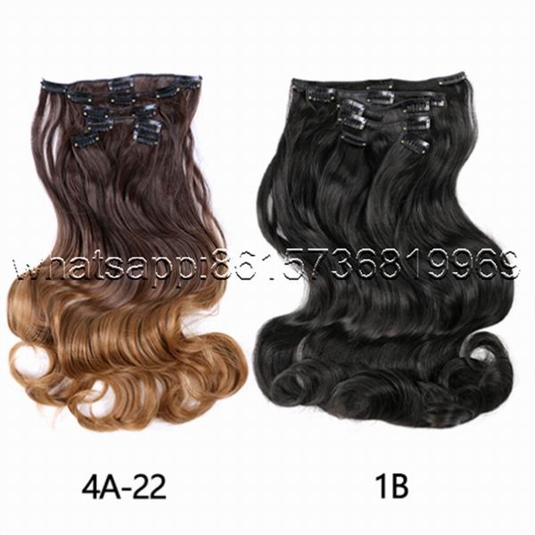 Six-Piece Clip Hair