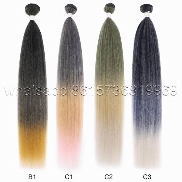 Straight six-piece hair curtain set