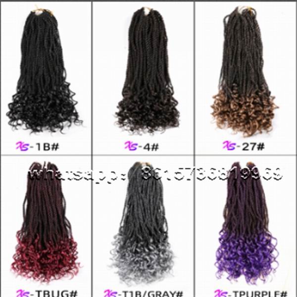 Senegalese Twist Hair Curly Ends
