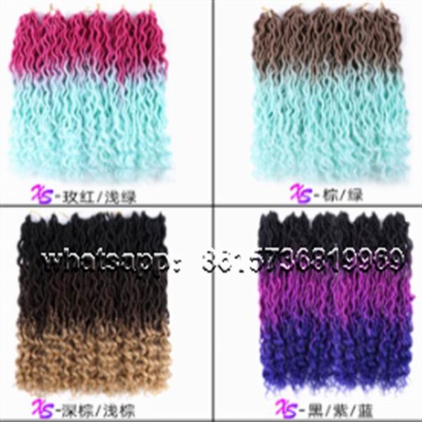 Faux Locs Curly Ends