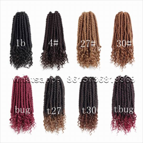 Spring Twist Hair Curly Ends