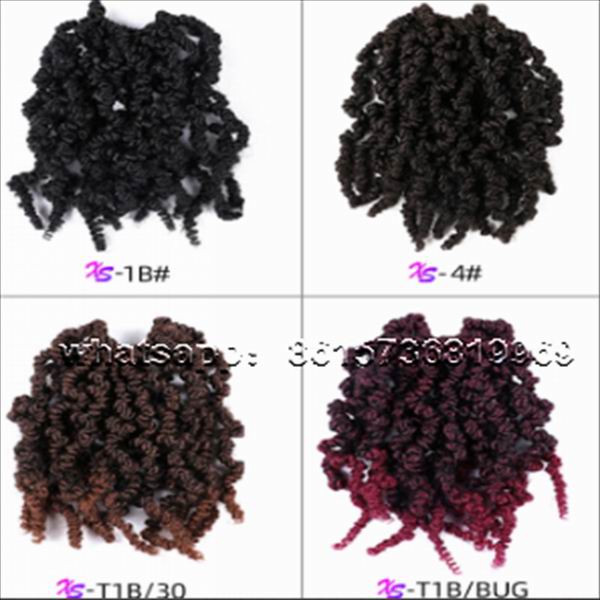 pre-twisted spring twist hair